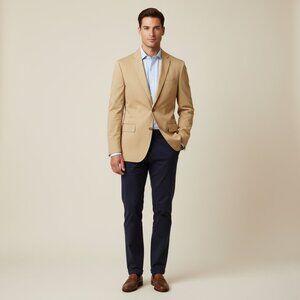 J.crew Mens 38R Ludlow Cotton Button Slim Fit Blazer